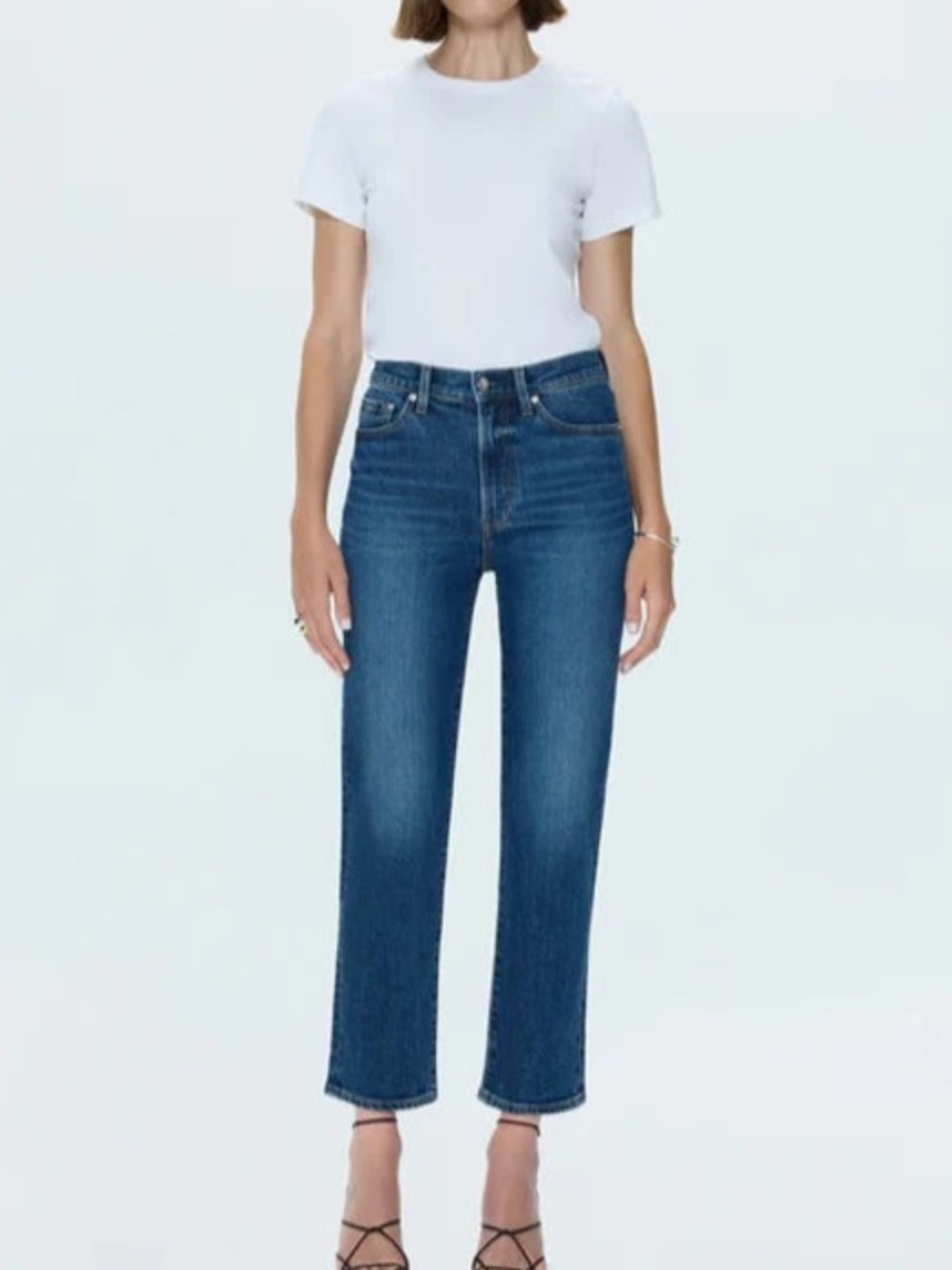 Pistola Charlie High Rise Straight Jeans Size 25 Gala Wash Premium Denim